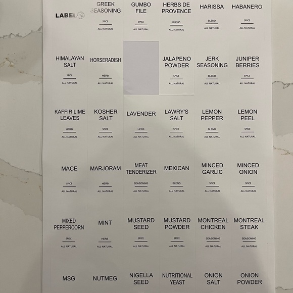 Labels - Picture 7 of 10